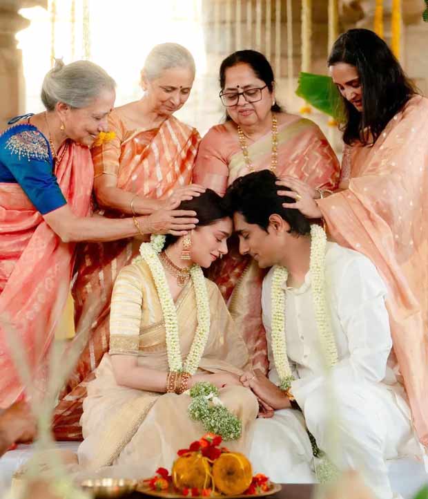 ¡ÚLTIMO MOMENTO! Aditi Rao Hydari y Siddharth se casan en una ceremonia tradicional íntima y comparten las primeras fotos Por el amor eterno, la luz y la magia