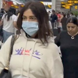 Bhumi Pednekar gets clicked in her cosy airport look