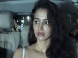 Disha Patani shines in a cute white dress as she gets clicked