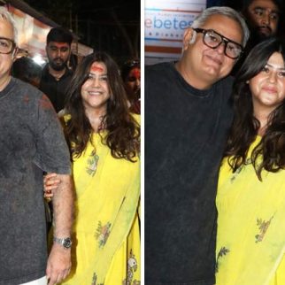 Ektaa R Kapoor and Hansal Mehta seek blessings at Lalbaugcha Raja ahead of The Buckingham Murders release