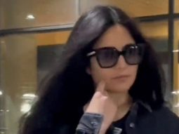 Katrina Kaif waves at paps in her black killer outfit!