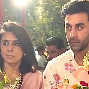 Neetu Kapoor shares photos of Ganpati celebrations with son Ranbir Kapoor