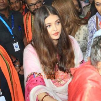 Photos: Aishwarya Rai Bachchan and Aaradhya Bachchan snapped at GSB Ganpati Darshan