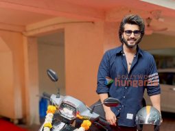 Photos: Arjun Kapoor takes delivery of his first EV Bike BGauss RUV 350 at his residence in Mumbai
