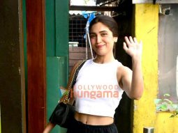Photos: Bhumi Pednekar snapped outside a cafe in Bandra
