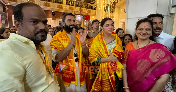 photos deepika padukone and ranveer singh seek blessings at siddhivinayak temple 2