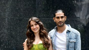 Photos: Elli AvrRam and Prateik Babbar snapped promoting their song Tere Dar Pe Sanam