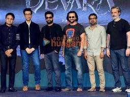 Photos: Jr NTR, Saif Ali Khan, Janhvi Kapoor, Karan Johar and others attend the trailer launch of Devara: Part 1 at Taj Lands End in Bandra
