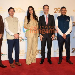 Photos: Katrina Kaif, Neha Dhupia and Angad Bedi at the celebration of Etihad Airways 20 Years of operations in India