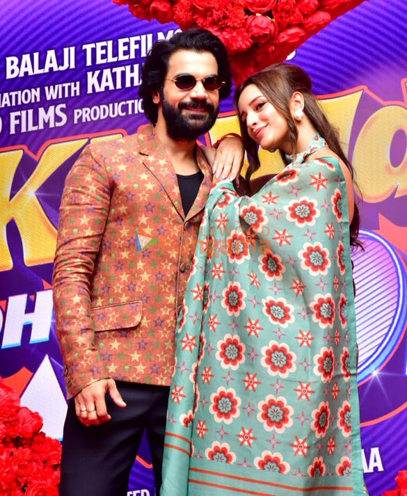 photos rajkummar rao triptii dimri and others snapped at the trailer launch of vicky vidya ka woh wala video 2