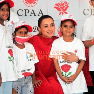 Photos: Rani Mukerji snapped at the launch of Cancer Rose Day program