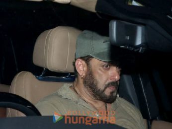 Photos: Salman Khan, Arpita Khan, Aayush Sharma and Varun Sharma snapped during Ganpati visarjan