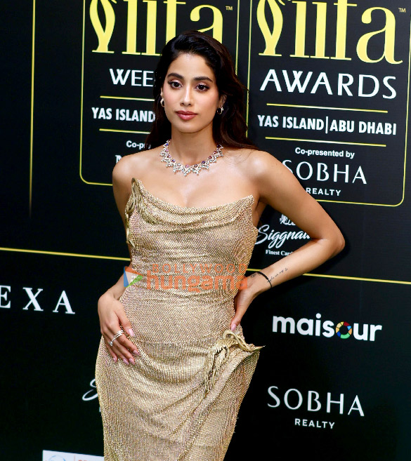 photos shah rukh khan rani mukerji kriti sanon janhvi kapoor and others grace the green carpet of iifa awards 2024 27