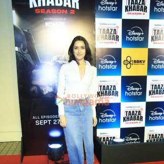 Photos: Shraddha Kapoor, Tiger Shroff, Shehnaaz Gill and others grace the premiere of Taaza Khabar season 2