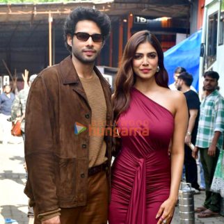 Photos: Siddhant Chaturvedi, Malavika Mohanan and Raghav Juyal snapped during Yudhra promotions on the sets of India’s Best Dancer