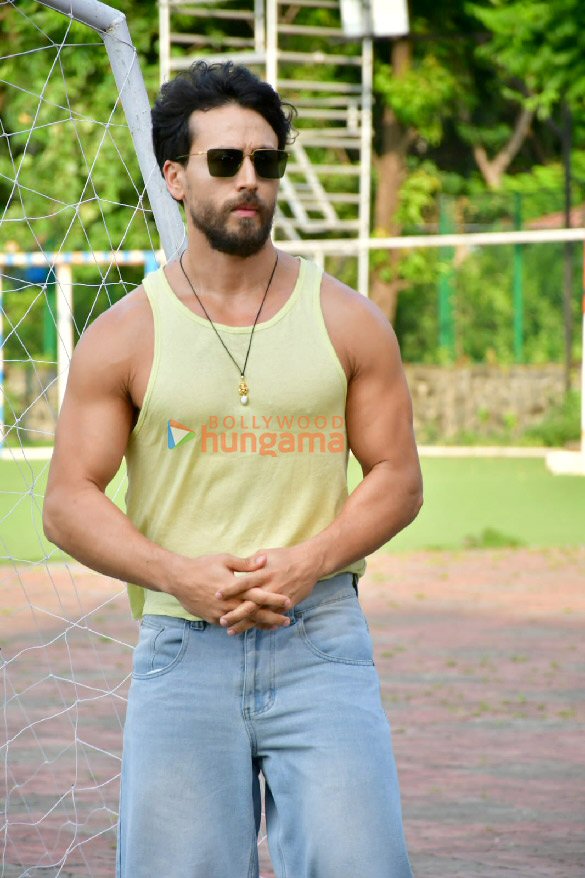 photos tiger shroff sachiin joshi and others snapped during a football match 2