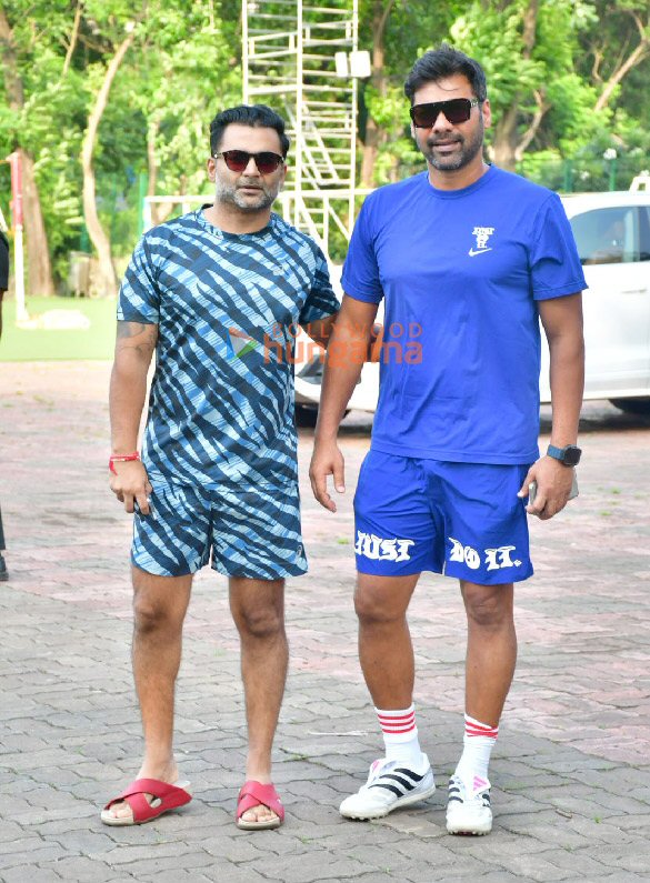photos tiger shroff sachiin joshi and others snapped during a football match 3