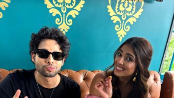 Photos: Yudhra actors Siddhant Chaturvedi and Malavika Mohanan enjoy Rajasthani thali and visit a college in Jaipur to promote their film