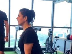 Prepping for the weekend with some weight training! Zareen Khan