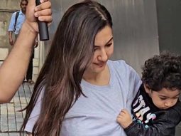 Gauahar Khan gets clicked in a casual look with son Zeehan