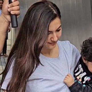 Gauahar Khan gets clicked in a casual look with son Zeehan