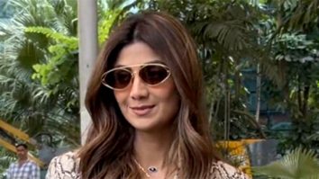 Ruling in snake print! Shilpa Shetty gets clicked by paps