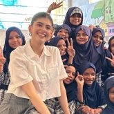 Sanjana Sanghi leads empowering class for underprivileged students on Teacher's Day 2024: "Unboxing fears, chasing hopes and dreams"