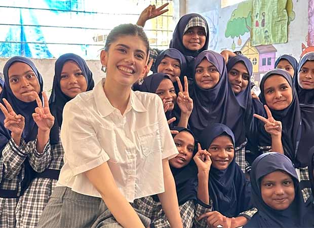 Sanjana Sanghi leads empowering class for underprivileged students on Teacher's Day 2024: "Unboxing fears, chasing hopes and dreams"