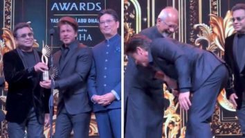 Shah Rukh Khan touches Mani Ratnam’s feet as he receives award for Best Actor for Jawan at IIFA 2024