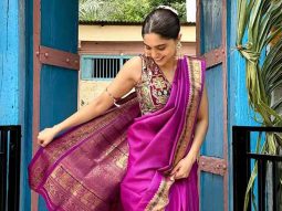 Sharvari Wagh wears 35-year-old saree of her grandmother for Ganesh Chaturthi