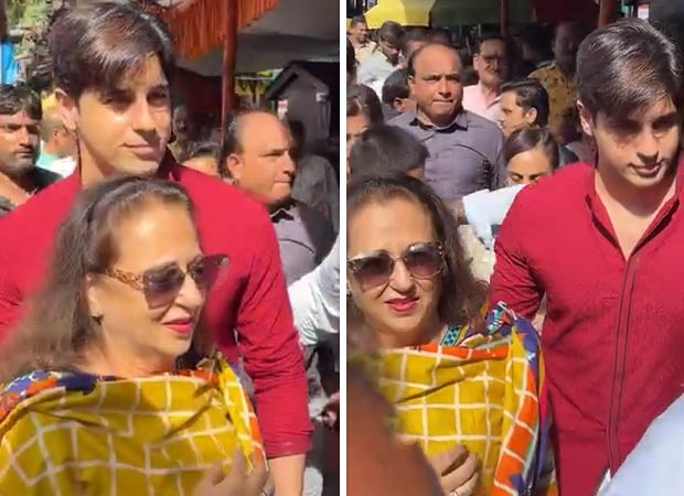 Sidharth Malhotra visits Siddhivinayak temple with his mother, protects her amid mob of fans