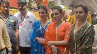 Sister love! Sukriti & Prakriti Kakar get clicked as they visit Lalbaug