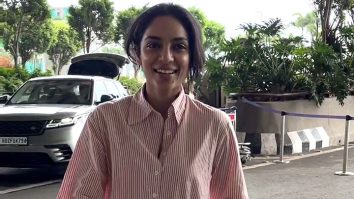 Sobhita Dhulipala waves at paps as she gets clicked at the airport