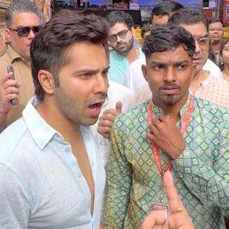 Varun Dhawan goes viral for walking barefoot to seek blessings from Lord Ganesha