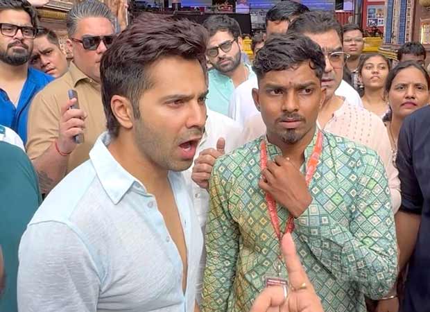 Varun Dhawan goes viral for walking barefoot to seek blessings from Lord Ganesha : Bollywood News