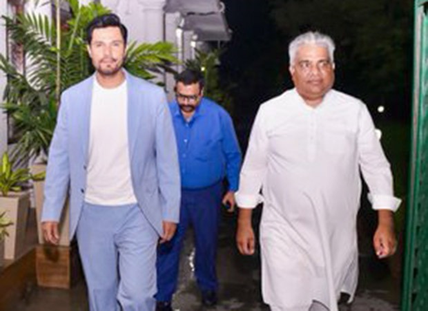 Randeep Hooda with Vice President