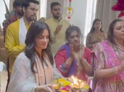 Radhikka Madan performs Ganesh aarti dressed in a traditional outfit