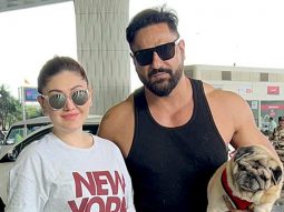 Power couple! Shefali Jariwala poses with husband Parag Tyagi at the airport