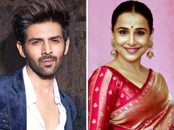 Kartik Aaryan and Vidya Balan receive grand welcome at Navratri garba event in Ahmedabad, promoting Bhool Bhulaiyaa 3