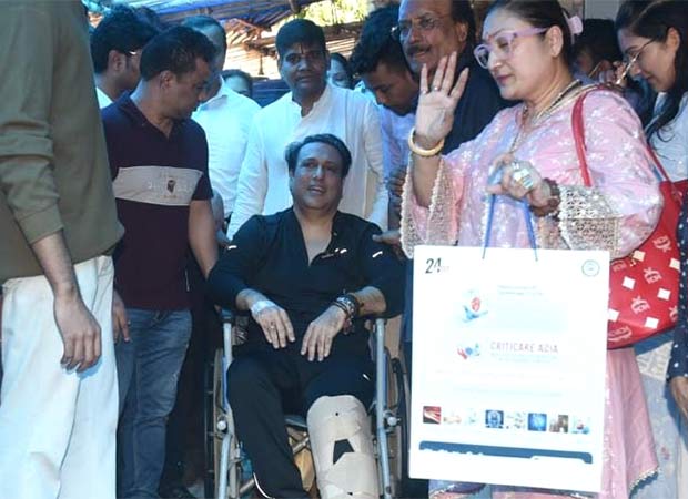 Govinda discharged from hospital after bullet injury, leaves on wheelchair: “Aisa laga ki yeh kya ho gaya” : Bollywood News