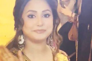 Hina Khan waves for the camera at Ektaa R Kapoor Diwali Party