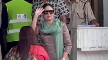 Kareena Kapoor Khan Spotted at Kalina airport heading to Delhi for Singham Again promitions