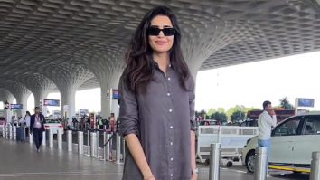 Karishma Tanna classy baggy kurta look papped at the airport