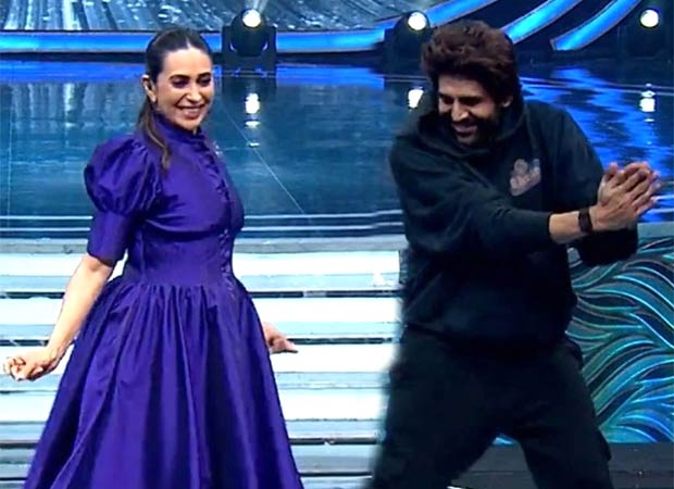 Kartik Aaryan shakes a leg with Karisma Kapoor; look