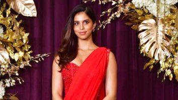 King Khan’s Princess Suhana Khan in Red Saree all set to slayyy