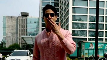 Kukkad kamal da! Sidharth Malhotra at Dharma office for Dhanteras Pooja