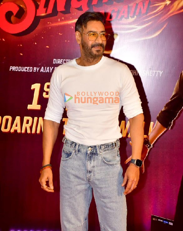 Photos Ajay Devgn and Rohit Shetty snapped at a multiplex screening ...