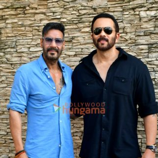 Photos: Ajay Devgn and Rohit Shetty snapped promoting Singham Again