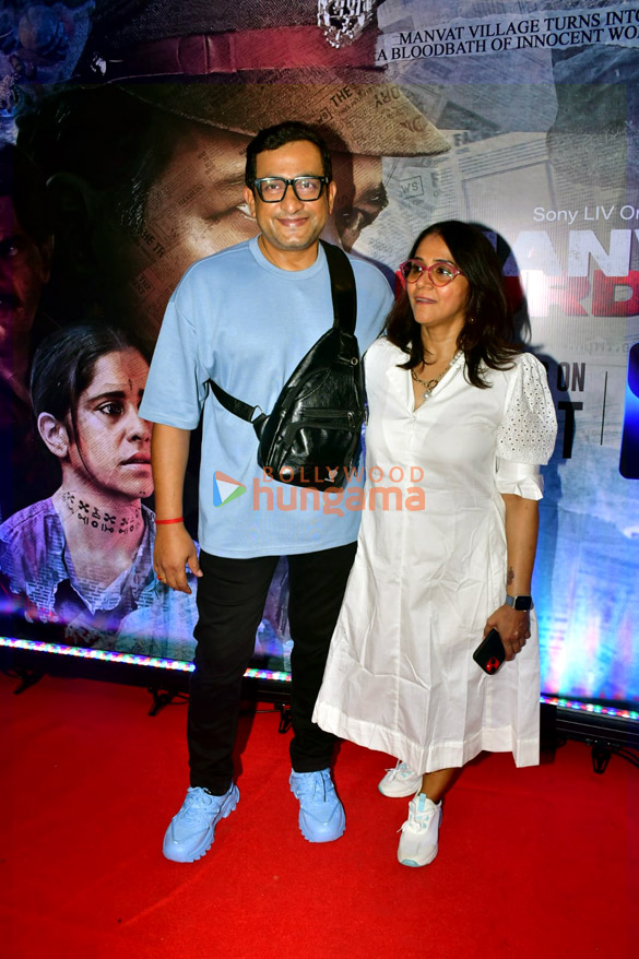 photos ashutosh gowariker sai tamhankar and others grace the premiere of manvat murders 2