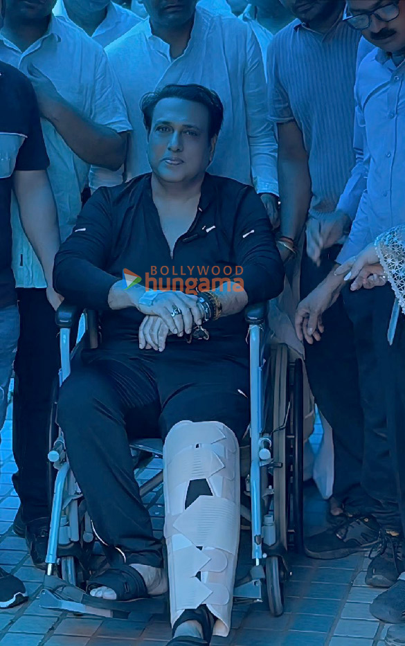 photos govinda gets discharged from the hospital 2